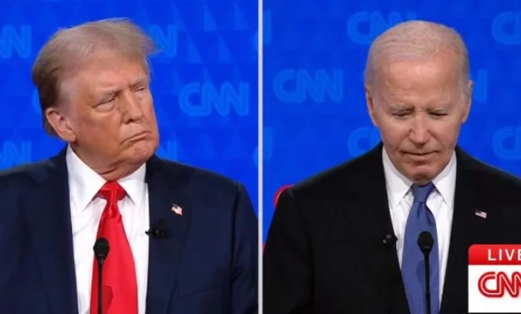 Debati presidencial në SHBA/ Biden hutohet gjatë fjalës, ja si reagon Trump