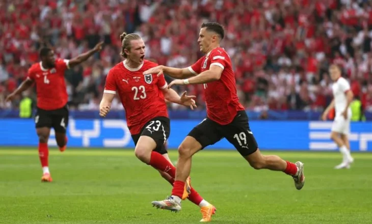 EURO 2024/ Austria i shënon 3 herë Polonisë, Lewandowski nuk le asnjë shenjë