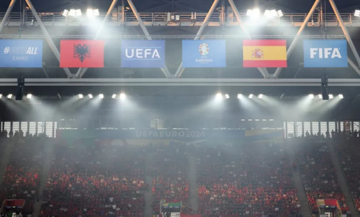 Euro 2024/ Incidentet nga tifozët në ndeshjen Shqipëri – Spanjë, UEFA gjobit me 86.500 euro FSHF-në