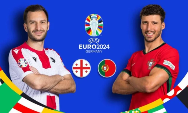 Gjeorgji-Portugali 1-0, Kvaratskhelia zhbllokon lojën dhe shtang Ronaldon