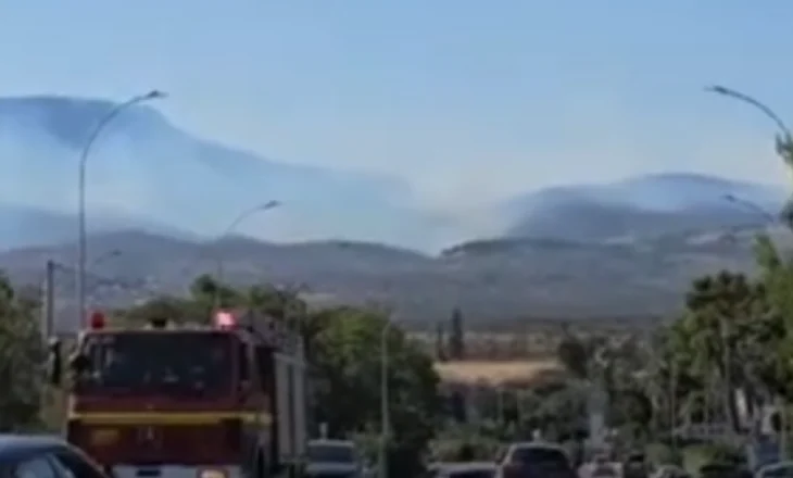 Greqia në alarm të kuq – Parku Kombëtar i Parnithas në Athinë përfshihet nga flakët