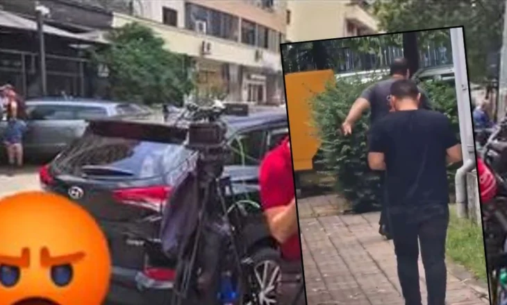 ME VIDEO: Shoferi i mjekut Edmond Gashi “feston” me muzikë latine, iu pengon gazetarëve raportimin