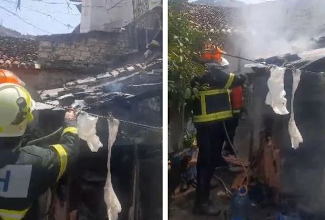 Shpërthen bombola e gazit, përfshihet nga flakët banesa në lagjen muzeale në Berat