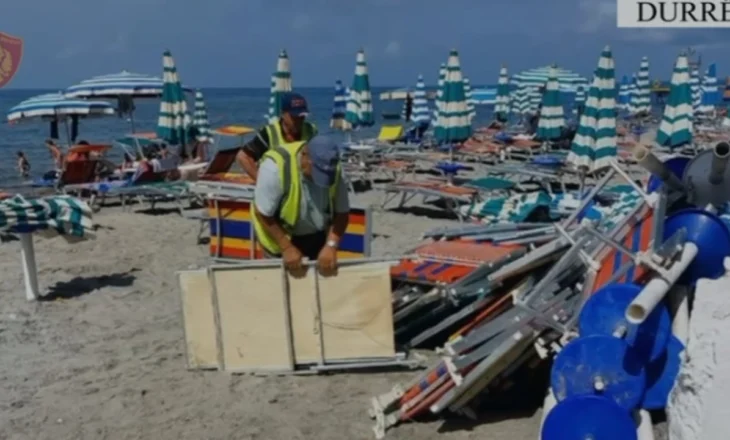 Vendosën çadra dhe shezlongë pa leje, nën hetim 7 persona! Nuk ia hedhin paq as beach bar-et