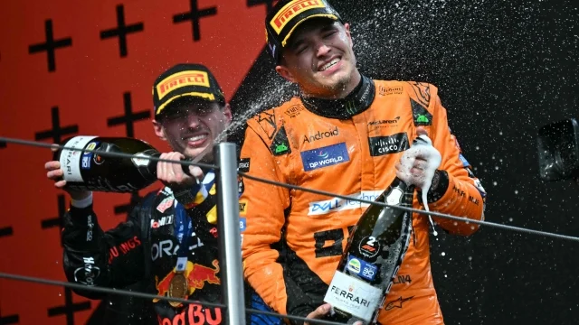 Vershtapen shtang Lando Norris-in dhe triumfon ne Imola, podium ngushëllues për Leklerk