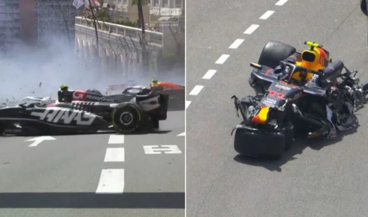 VIDEO/ Start shokues në garën e Formula 1, aksident i rëndë dhe flamur i kuq i menjëhershëm në Monako