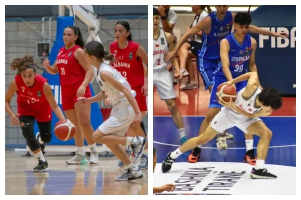 BASKET/ Shqipëria, festë e dyfishtë europiane me Kombëtaret U-16