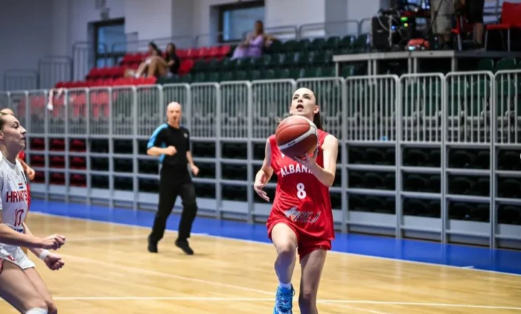 BASKETBOLL U-20/ Europiani, Shqipëria mundet edhe nga Kroacia