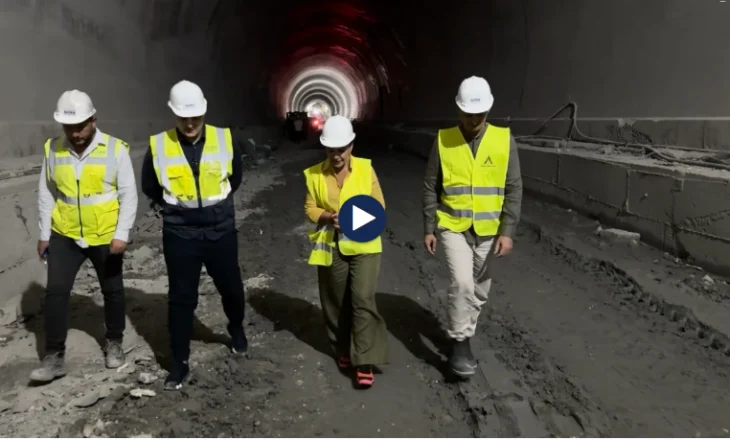 Ministër inspects the Murriz tunnel, in the important new northeastern ‘Rruga e Arbrit’ highway