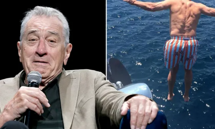 Po e shijon jetën, aktori Robert De Niro kërcen nga jahti për ditëlindjen e tij të 81-të