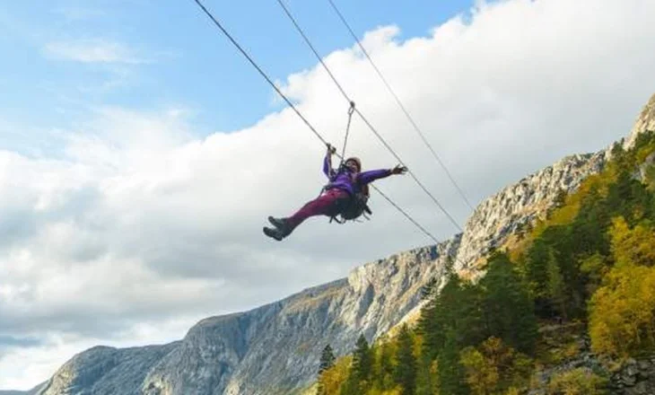 Turizmi i aventurës, 8 Zip line dhe shtigje për ngjitje nga Valbona në Voskopojë