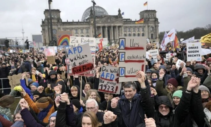 Protesta kundër ekstremit të djathtë, përpara zgjedhjeve rajonale në Gjermani