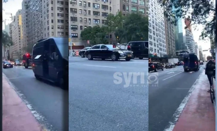 VIDEO/ Autokolona luksoze e Erdoganit paralizon trafikun në Nju Jork