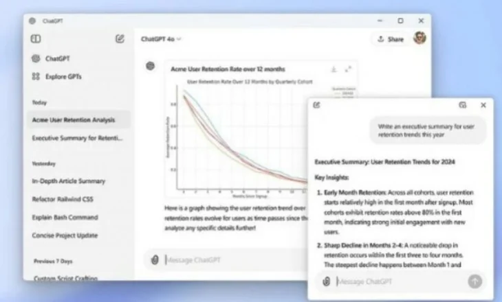 ChatGPT tani ka një aplikacion për Windows