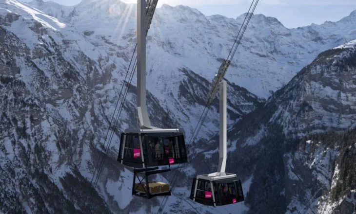 VIDEO/ Teleferiku më i pjerrët në botë do të hapet së shpejti në Zvicër