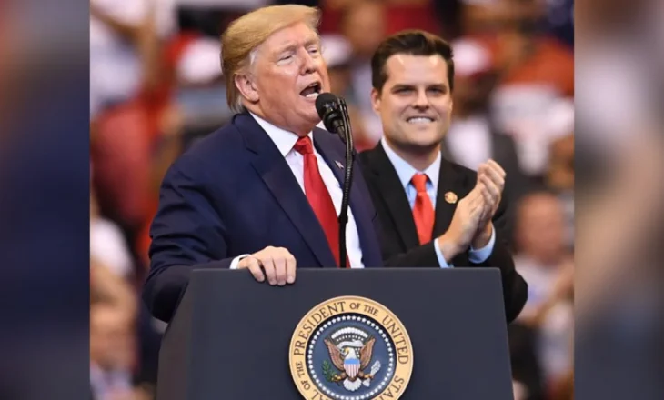 Donald Trump zgjedh Matt Gaetz si Prokuror të Përgjithshëm