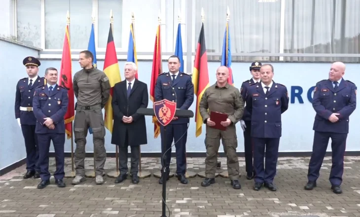 Zhvillohet ceremonia me rastin e përfundimit të stërvitjes së përbashkët të RENEA dhe GSG9 e Policisë gjermane