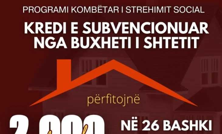 Ministri Gonxhja: Kredi me interes vetëm 3% në vit, për 2000 familje në 26 bashki të vendit