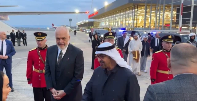 Video e postuar nga kryeministri për vizitën disa orëshe të Presidentit të Emirateve të Bashkuara Arabe, Sheikh Mohamed bin Zayed Al Nahyan