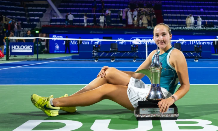 17-vjeçarja Andreeva triumfon në turneun Masters në Dubai dhe shkruan historinë, Rublev fiton në Doha