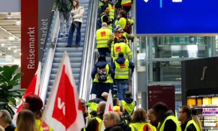 Aeroportet e Gjermanisë futen në grevë, anulohen qindra fluturime