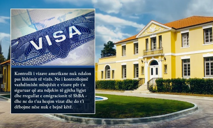 Ambasada e SHBA-ve në Tiranë publikon njoftimin e rëndësishëm: Kush nuk zbaton rregullat e emigracionit do t’ua heqim vizën për në Amerikë dhe do dëbohen