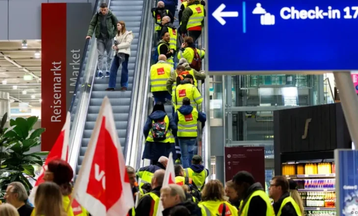 Greva të shumta në aeroportet e Gjermanisë, priten qindra anulime fluturimesh