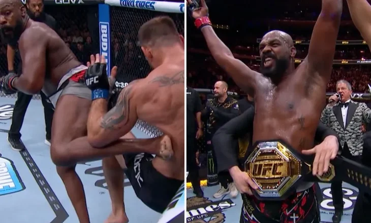 Jon Jones mposht Miocic dhe konfirmohet kampion (Video)