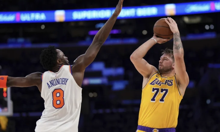 Lakers marshojnë me dyshen LeBron-Doncic, triumfojnë Boston e Chicago, Curry i jep fitoren Warriors