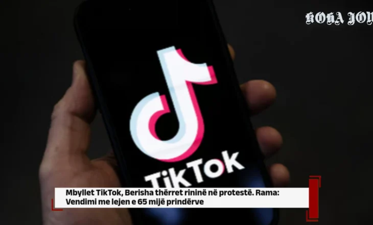 Mbyllet TikTok, Berisha thërret rininë në protestë. Rama: Vendimi me lejen e 65 mijë prindërve