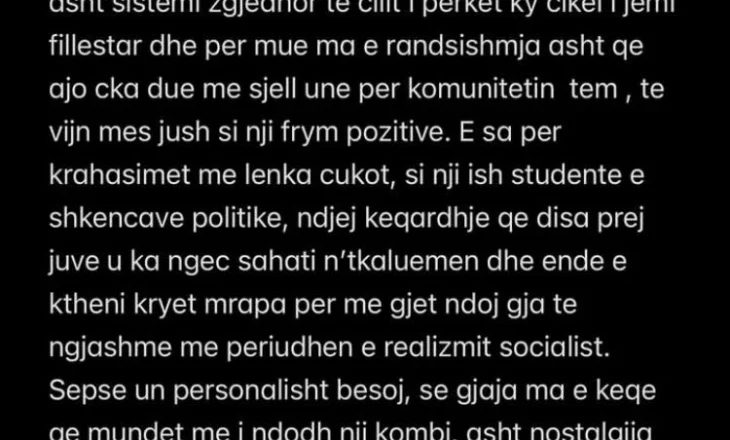 Neomalësorja reagon pas sulmeve: Disa prej jush u ka ngec sahatinë në komunizëm