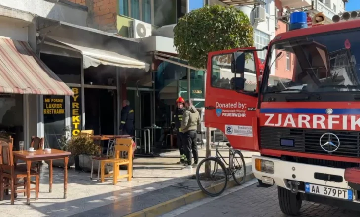 Përfshihet nga flakët një byrektore në Pogradec, shkak rrjedhja e gazit