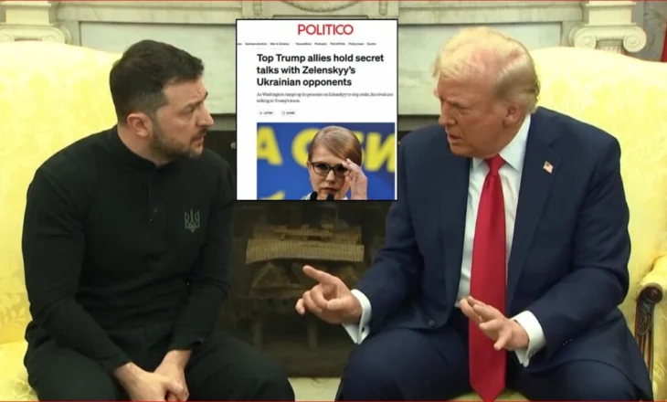 Politico: Administrata Trump në bisedime sekrete për zëvendësimin e Zelensky