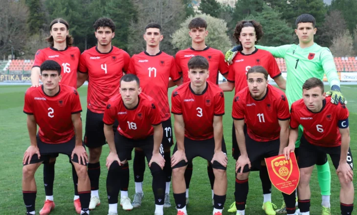 Shqipëria U-19 fiton miqësoren e dytë ndaj Maqedonisë së Veriut, vendos goli i Leart Krasniqit