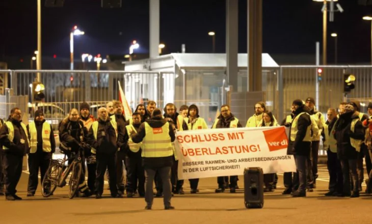 Sindikatat gjermane shpallin grevë në 11 aeroporte