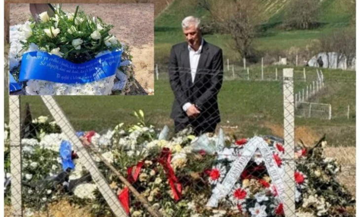 “Të  erdha i fundit, babë”, Hashim Thaçi lë mesazhin prekës tek varri i babait