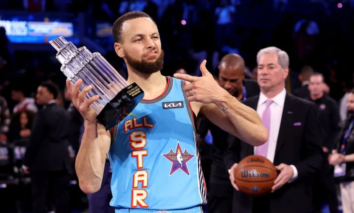 Veteranët e NBA të “Team Shaq” fitojnë All Star Game, Stephen Curry shpallet MVP