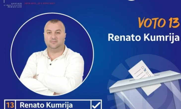 Zgjedhjet e 11 Majit! Renato Kumrija u hoq nga lista për Elbasanin! PD tregon arsyen: Ligji zgjedhor parashikon se në çdo 3 kandidatë, 1 duhet të jetë zonjë!