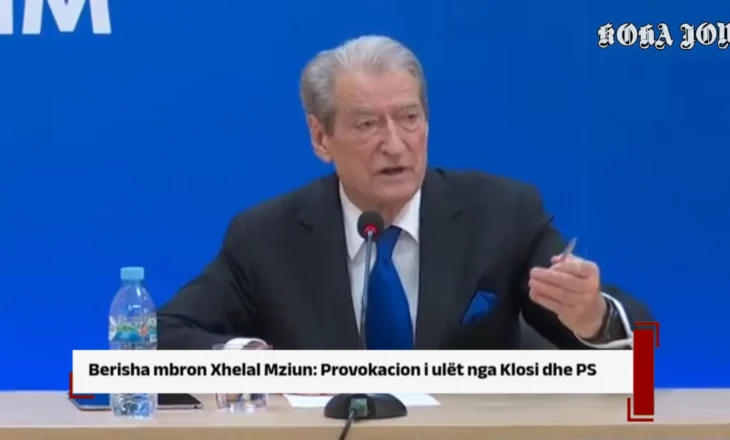 Berisha mbron Xhelal Mziun: Provokacion i ulët nga Klosi dhe PS
