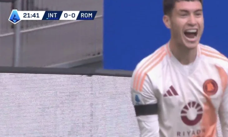 Bie heshtja në “San Siro”, Roma kalon në avantazh (video)