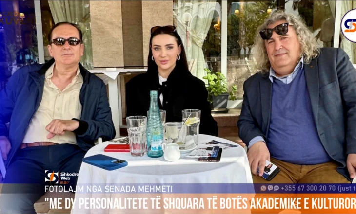 FOTOLAJM – “Dy personalitete të shquara të botës akademike e kulturore”, Senada Mehmeti: Kënaqësi…