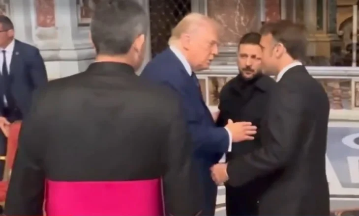 Macronin iu afrua… Trump e largoi, nuk e dëshironte në takimin me Zelenskyn në Romë