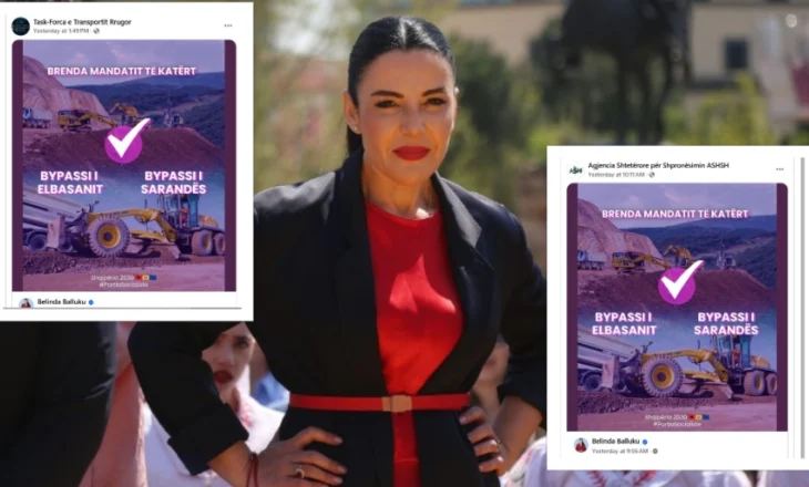Shkelja e ligjit zgjedhor, BIRN: Ministrja Balluku i përdor faqet e institucioneve si ‘mur’ për posterat e fushatës