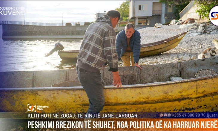 “Të rinjtë janë larguar”, Kliti Hoti me peshkatarët në Zogaj: Peshkimi rrezikon të shuhet, nga politika që…