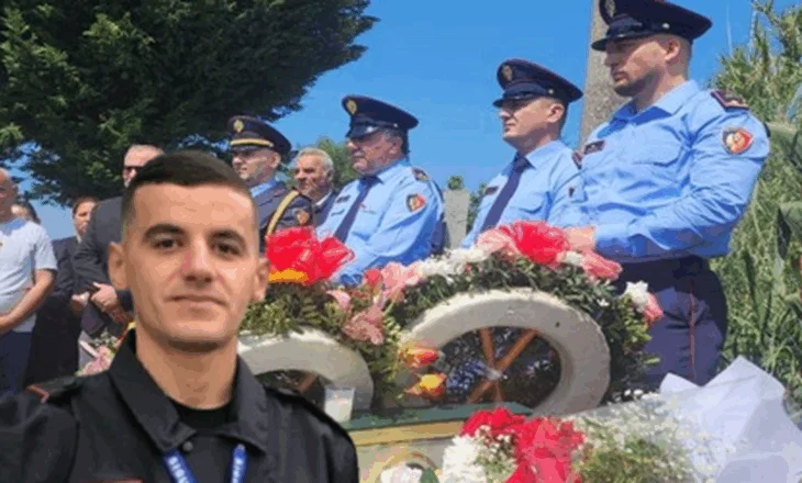 1 vit nga vrasja e Novruz Cenalias/ Kolegët përloten para varrit të policit të “Shqiponjave”