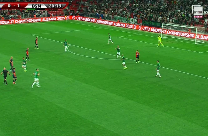 45 minutat e para të finales mbyllen me një gol. Lushkja gëzon rrogzhinasit, shkodranët kërkojnë barazimin (video)