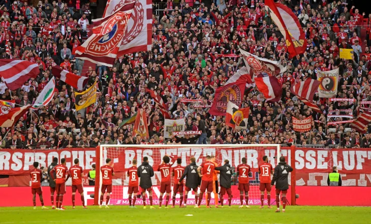 7 nga 11, po rikthehet Bayern-Gjermania, ligji i pashkruar i futbollit