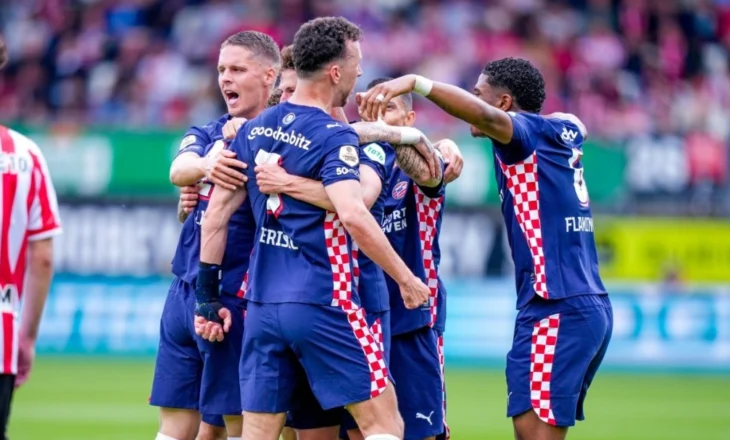 Ajax “ringjallet” ndeshjen e fundit, por PSV nuk fal dhe fiton titullin kampion në Holandë