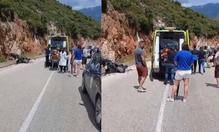 Aksident në aksin rrugor Himarë-Qeparo, lëndohen rëndë dy turistët  me motor