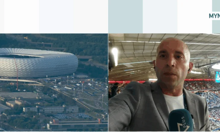 “Allianz Arena” oshëtin nga tifiozeria, Ervin Sina jep detajet e fundit nga brenda stadiumit! Pas Pak finalja e Champions League në Vizion Plus